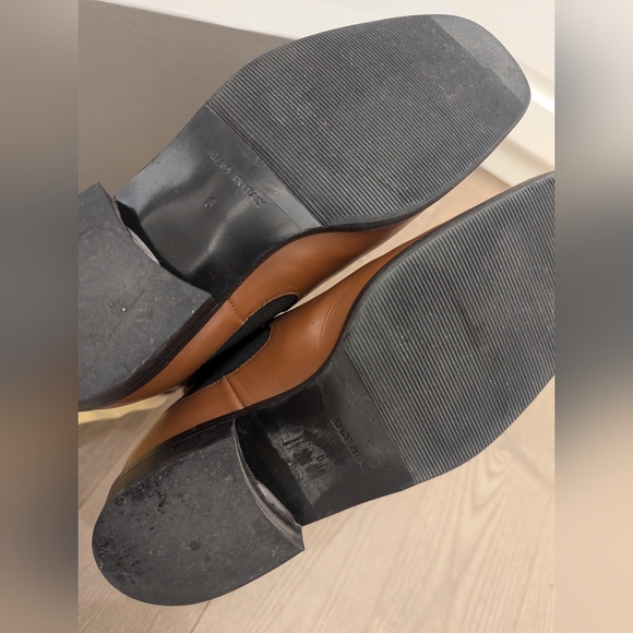 Everlane The Square Toe Chelsea Boot in Peanut Size 6 - Picture 3 of 8